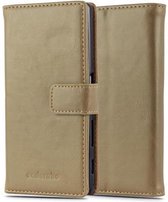 Coque Cadorabo pour Sony Xperia Z5 en CAPPUCCINO BROWN - Coque de protection avec fermeture magnétique