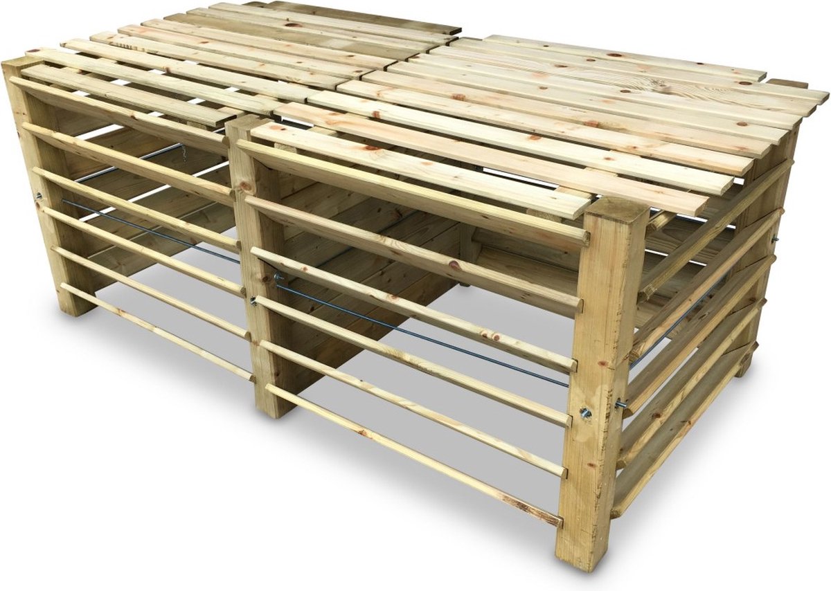 Composteur traditionnel en bois 820 L –