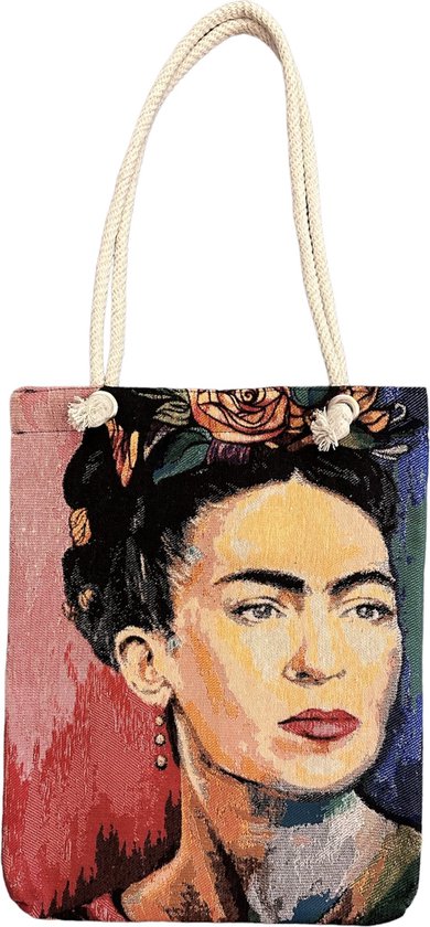 Sac de transport Frida Kahlo - Sac à bandoulière - Sac en Katoen - Sac Gobelin - Sac en tissu, Sacs Gobelin Tapisserie,