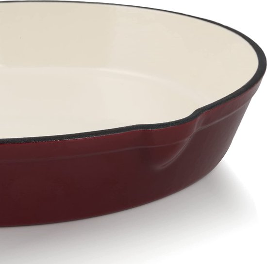 Gietijzeren braadpan 24 cm kers - Zeiler Lichtenvoorde Gietijzeren braadpan 24 cm kers - Zeiler Lichtenvoorde