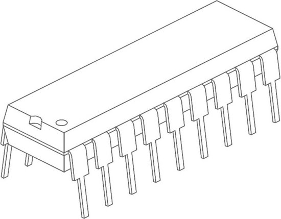 Microchip Technology PIC16F84-10/P Embedded microcontroller PDIP