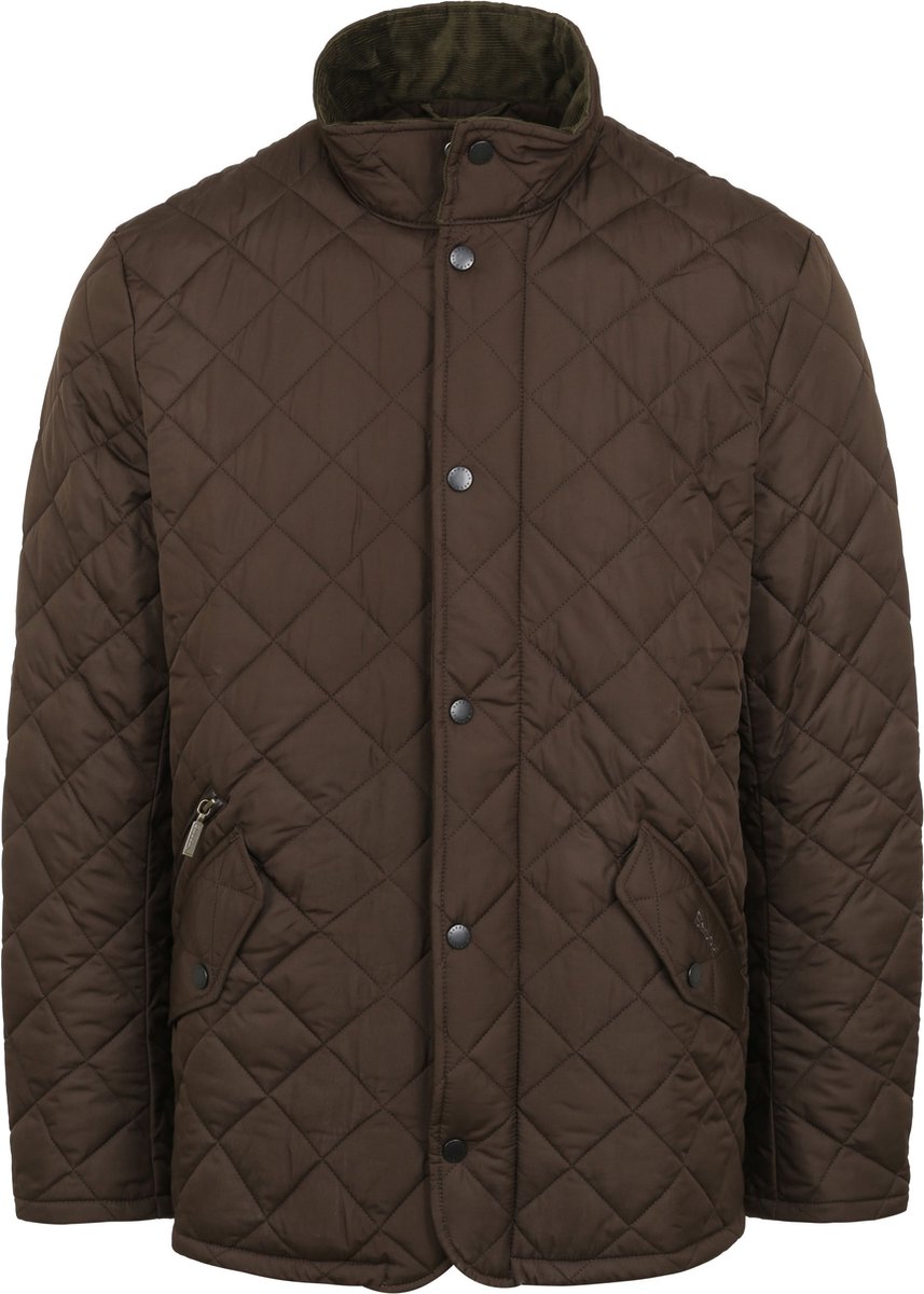 Quilted Jas Barbour Chelsea Olijfgroen – Heren Gewatteerde jassen