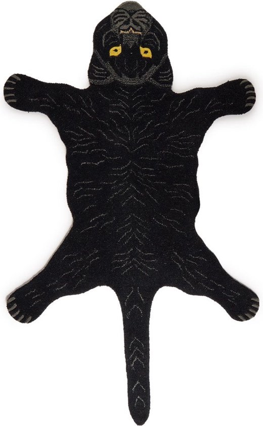 Doing goods Vloerkleed Black panther - 90 x 150 cm