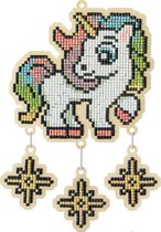Dreamcatcher - Rainbow Unicorn Diamond Painting Wood Charm