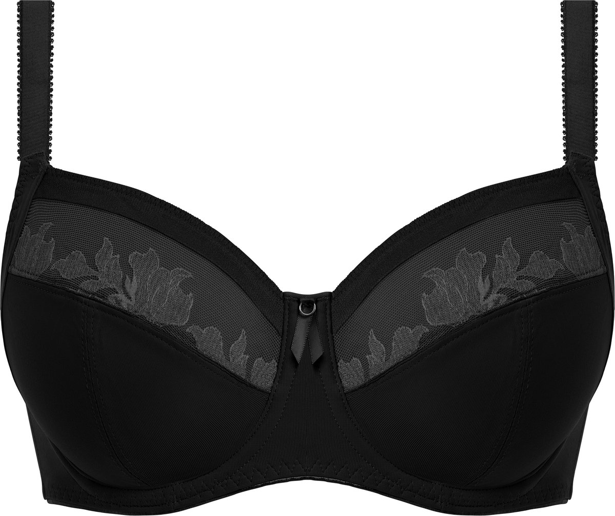 Fantasie Illusion UW Side Support Bra Dames Beha - Maat 80E (EU) ZWART