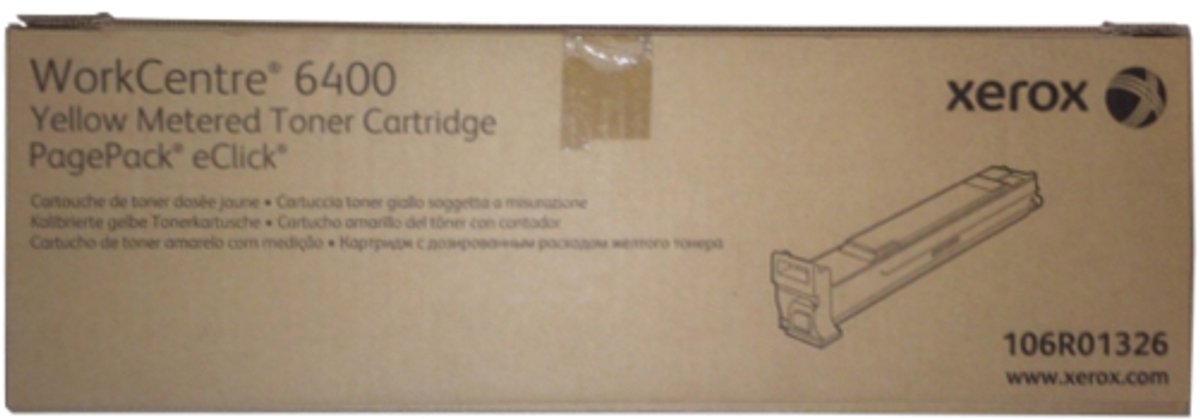 Xerox 106R01326 tonercartridge 1 stuk(s) Origineel Geel