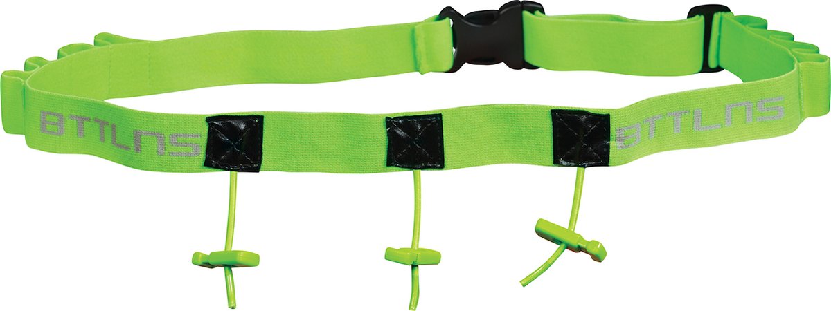 BTTLNS startnummerband - triathlon race belt - hardloopriem - hardloopband - inclusief gel vakjes - Keeper 2.0 - groen