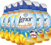 Lenor Fresh Air Zonnestralen - Wasverzachter - 6 x 34 Wasbeurten Voordeelverpakking