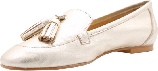 GOLD MOCASSIN WITH TASSELS main image 1