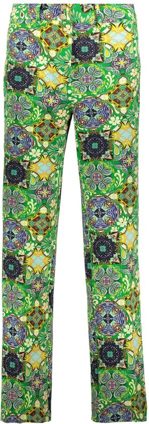 Geisha Broek Pantalon Mix And Match Print 31120 32 Bright Green Dames Maat  - M | bol.com