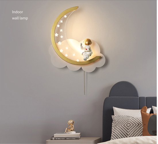 Applique murale design forme lune pour de chambre à coucher/salon