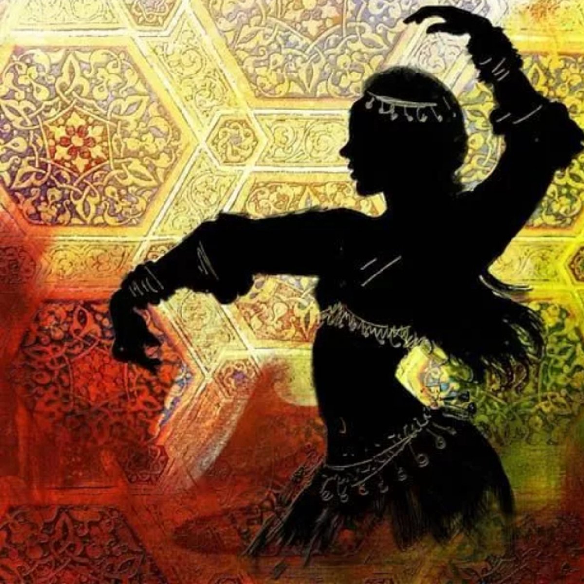 Safaary - Arabische Schilderij Buikdanseres Shadow