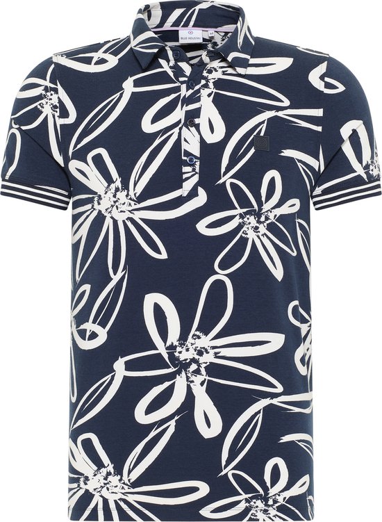 PLM-E261-10366 NAVY POLO&SHIRT TOP main image 0
