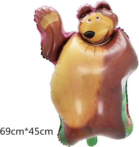 Masha en de Beer Zachte Pop, 23cm | Thimble Toys