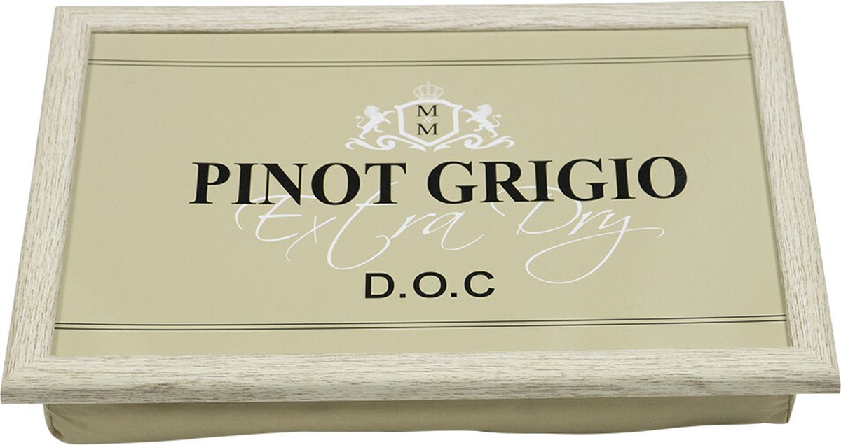 Laptray - Schootkussen Wijn Pinot Grigio - 43x33x7 cm