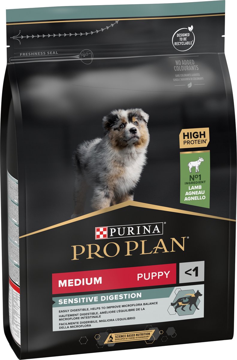 3kg Medium Puppy Sensitive Digestion Lam/Rijst Purina Pro Plan Hondenvoer