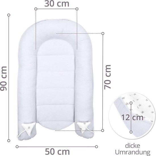 Bedomranding baby Bedbescherming Baby Bed Bumper