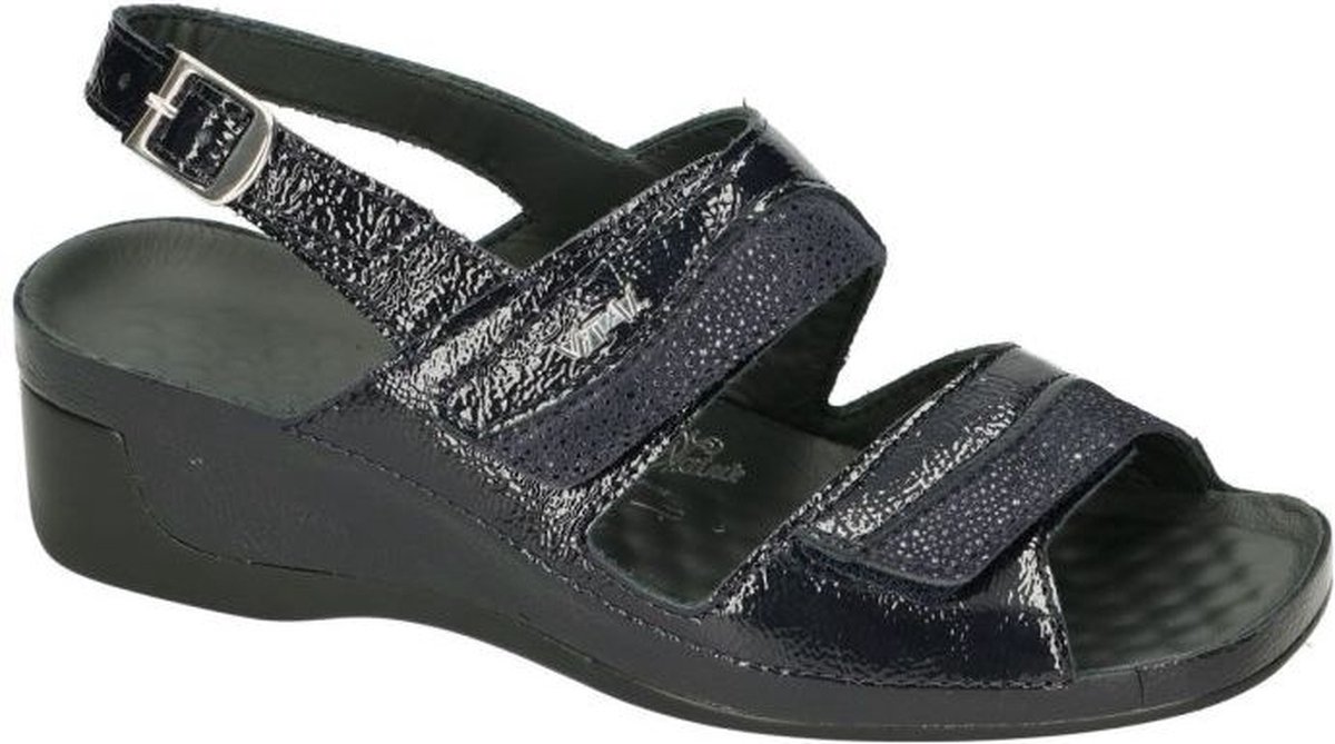 Vital -Dames - blauw donker - sandalen - maat 39