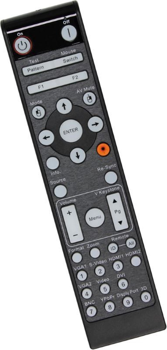 Afstandsbediening geschikt voor de OPTOMA BR541 beamer, vervangt BR-3070L / SP.72101GC01