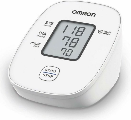 OMRON X2 Basic Bloeddrukmeter Bovenarm - Aanbevolen door Hartstichting - Blood Pressure Monitor met Hartslagmeter – Onregelmatige Hartslag - Klinisch Gevalideerd - 22 tot 32 cm Manchet – 5 jaar Garantie - Omron
