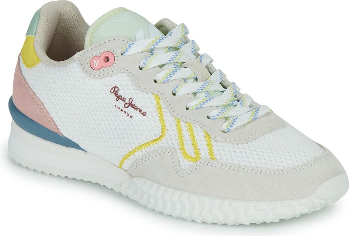 Pepe Jeans Holland Mesh Lage Sneakers Wit EU 37 Vrouw | bol.com
