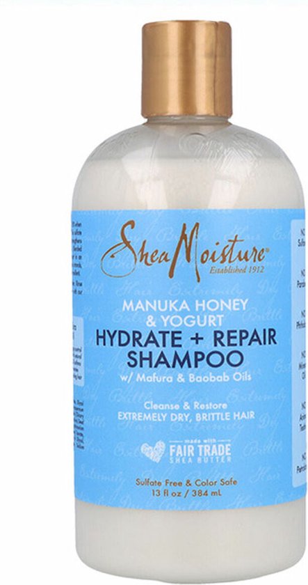 Shea Moisture Manuka Honey & Yoghurt - Shampoo Hydrate & Repair - 384 ml - Shea Moisture
