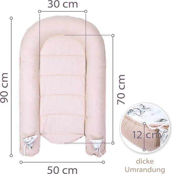 Bedomranding baby Bedbescherming Baby Bed Bumper
