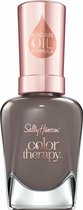 Sally Hansen Color Therapy Argan Oil Formula - 141 Slate Escape - Nagellak - Grijs - 14.7 ml