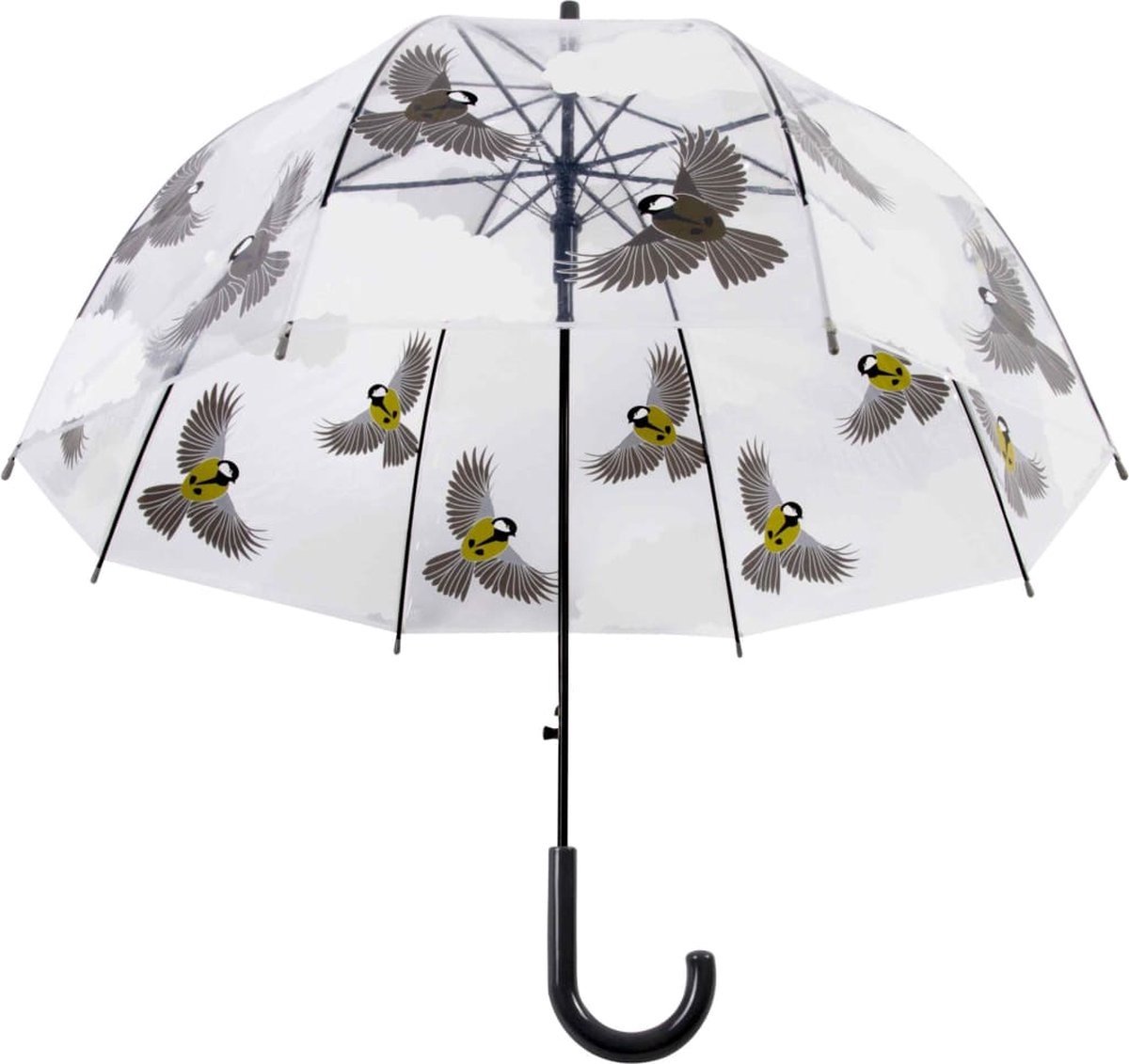 Esschert's Garden Transparante Paraplu met Vogels | 81 cm diameter