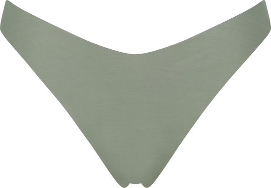 Hunkemöller Dames Lingerie Hoog uitgesneden invisible string Fishnet - Groen - maat XL