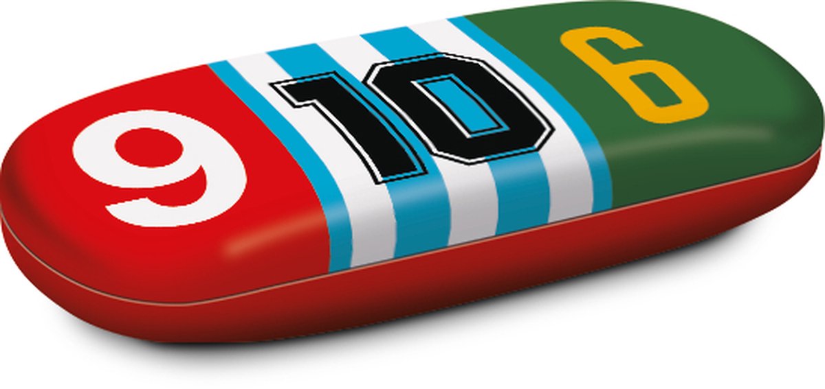 FC Kluif 'Het Rugnummer' brillenkoker - Hard case - Magnetische sluiting