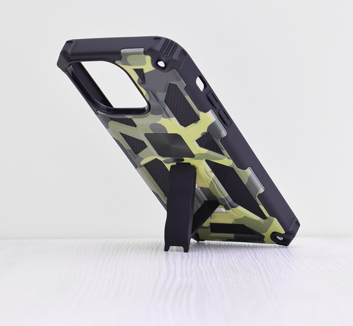 Techsuit - Blazor Series - iPhone 14 Pro Max - Camo Lime