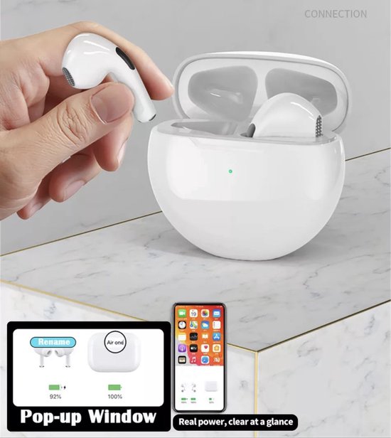 Draadloze oordopjes Bluetooth oortjes Draadloze oortjes Airpods oordopjes