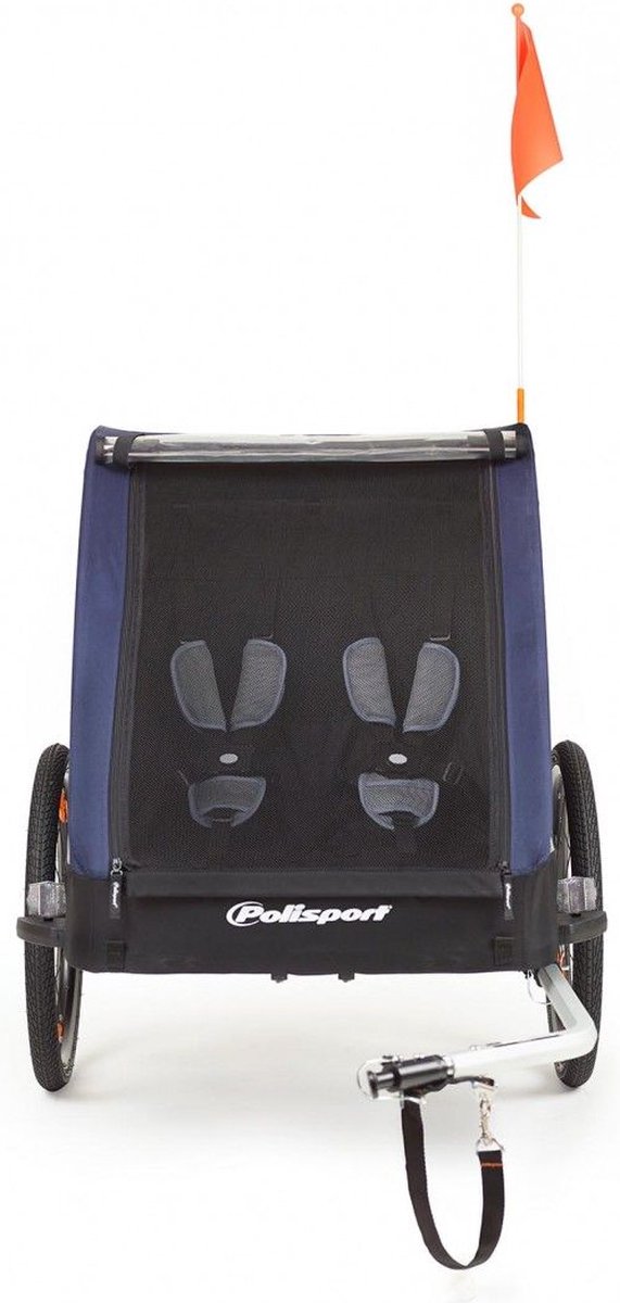 Polisport Kidcar - Fietskar - Unisex - Grijs;Blauw - 20 van Polisport — afbeelding 5