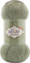 Alize Alpaca Royal Light Green Almond 285 Pakket 5 Bollen 500 Gram