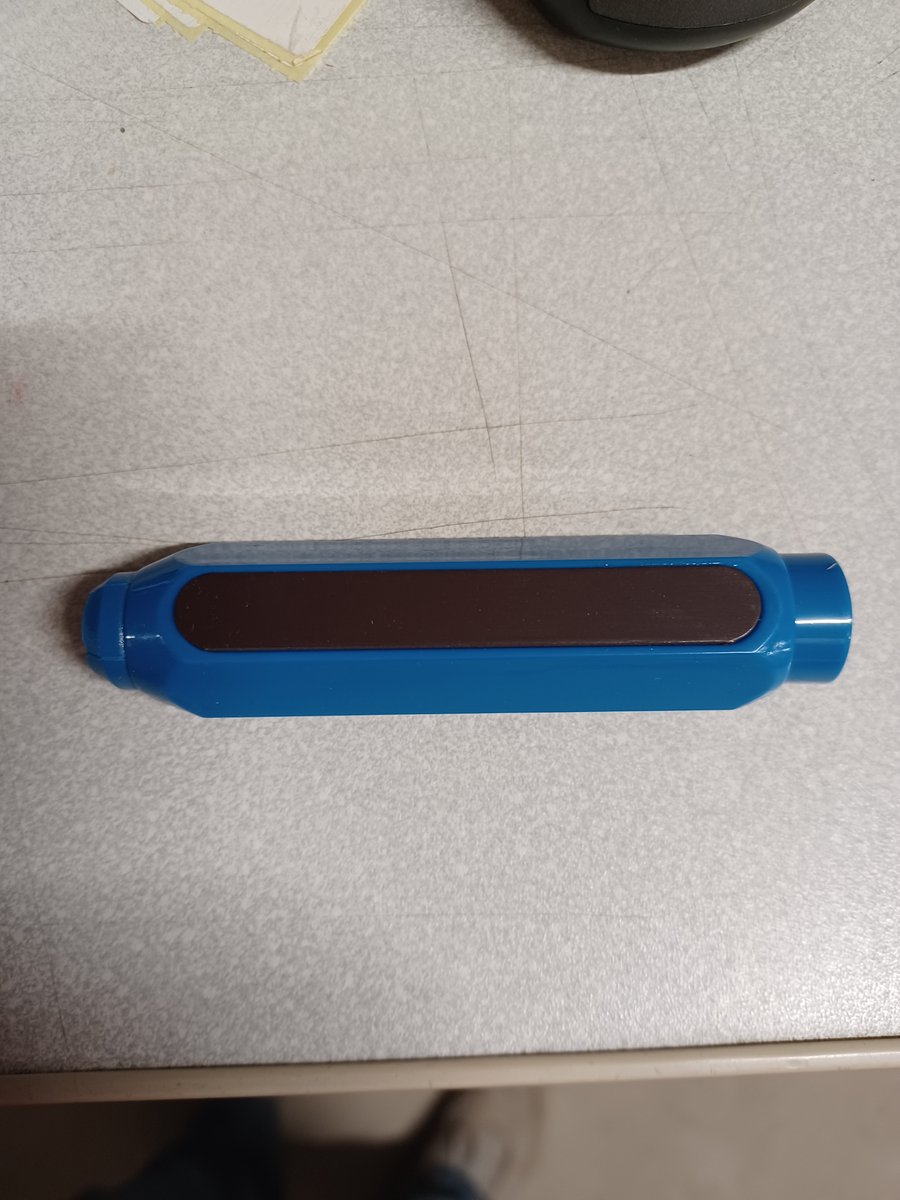 Wonday krijthouder voor schoolkrijt, magnetisch, blauw