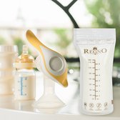 Regno Moedermelk Bewaarzakjes - Borstvoeding zakjes - BPA vrij - 250 ML - Lekvrij - 100 Stuks