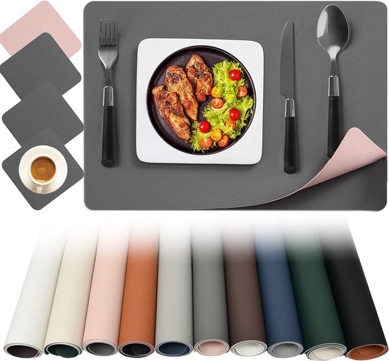 Set van placemats Tafel Decoratie Dineren Eetkamer Accessoires bol