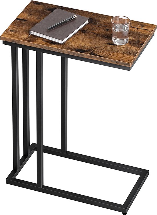 Consoletafel, 110 Cm, Salontafel, Haltafel, Halve Maan, Smalle Houten Bijzettafels Achter De Bank Voor De Woonkamer