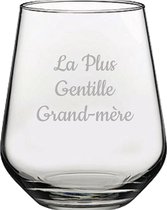 Drinkglas gegraveerd - 42,5cl - La Plus Gentille Grand-mère