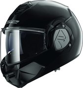 LS2 FF906 Advant Solid Gloss Black Modular Helmet XL - Maat XL - Helm