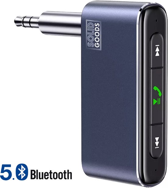 Bluetooth Receiver 5.0 – Bluetooth ontvanger - Handsfree bellen - 3.5MM AUX – Auto - Audio