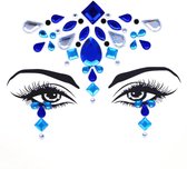 Gezicht Glitters - Blue Sparkle | Face Jewels - Festival / Carnaval | Fashion Favorite