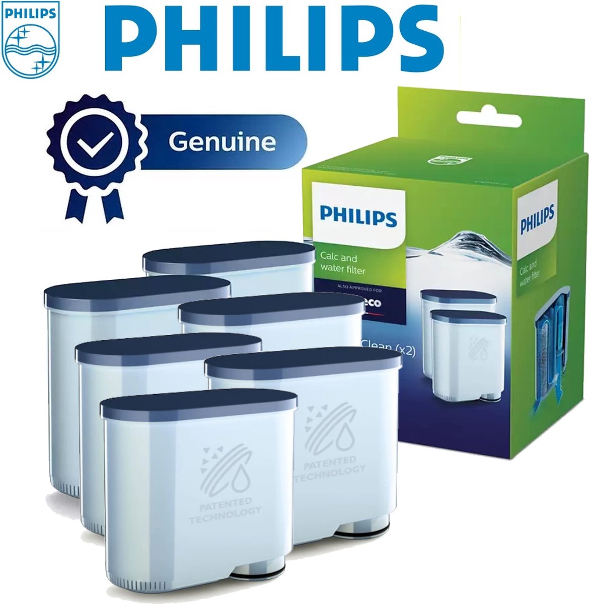 Philips Aquaclean CA6903 - Filtre à chaux et à eau - Saeco