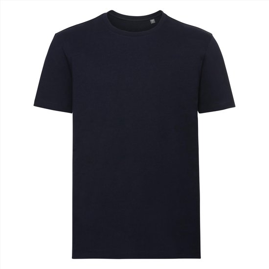 Russell - Pure Organic T-Shirt - Donkerblauw - 100% Biologisch Katoen - XL