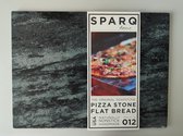 Sparq Home - Pierre à pizza - rectangle - stéatite - snacks - barbecue - cadeau promotionnel - cadeau