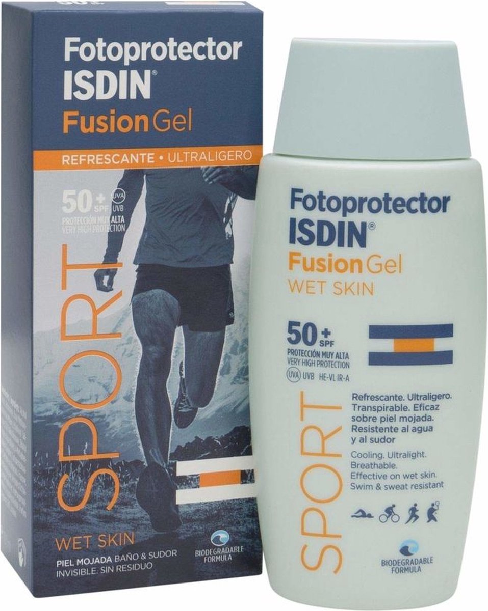 Zonnebrand Gel Isdin Fotoprotector Fusion Gel Sport Licht en handig