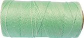 Macramé Koord - MINT GROEN / MINT GREEN - #230 - Waxed Polyester Cord - Klos ca. 173mtr - 1mm Dik