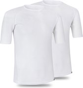 GripGrab - Ultralight Mesh 2PACK Short Sleeve Summer Cycling Base Layer Sweatshirt Undershirt - Wit - Unisexe - Taille M