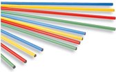 Bâtons de gymnastique en plastique 100cm, Set 4 pièces, Coloré